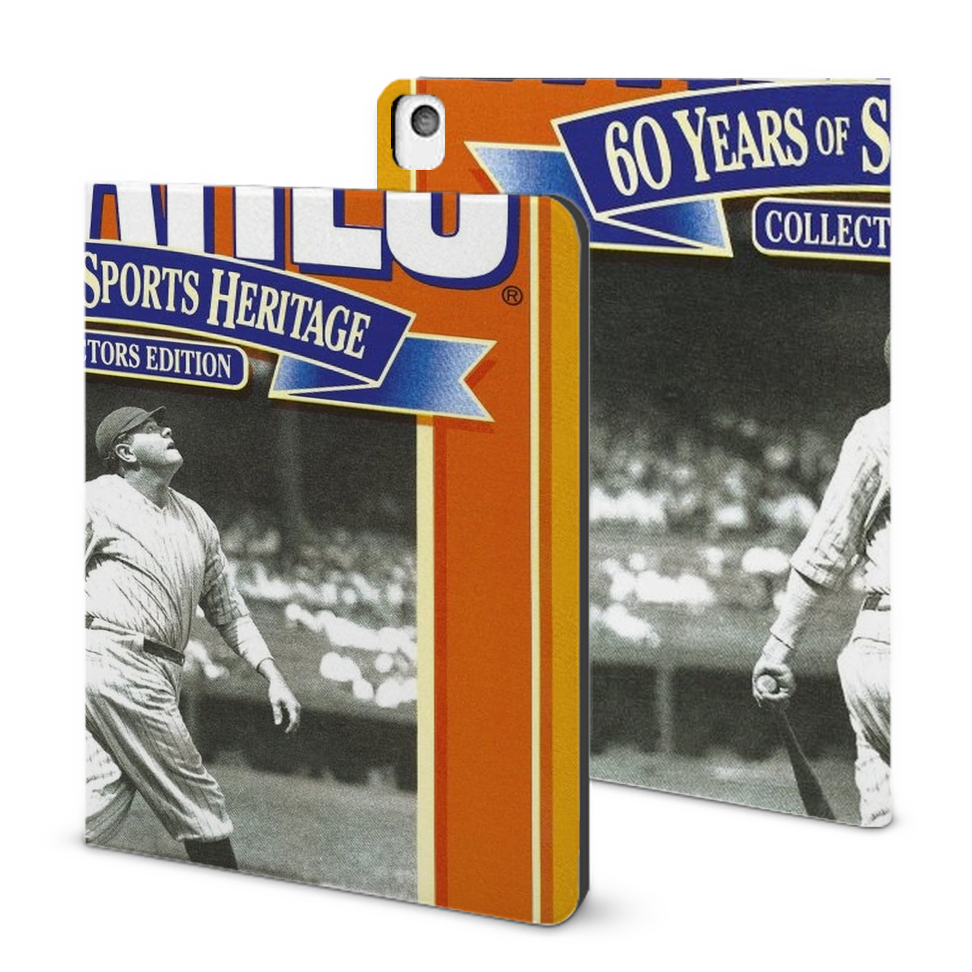 Babe Ruth 41 IPad Book-Style Case With Pencil Slot – Slim PU & TPU Cover – Full Protection, Precise Fit, Water & Scratch Resistant